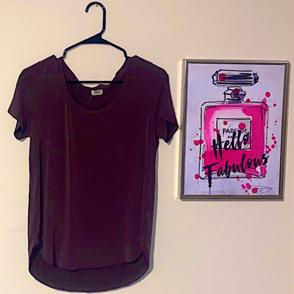 💫BKE Brown Silky Dressy T-Shirt 💫